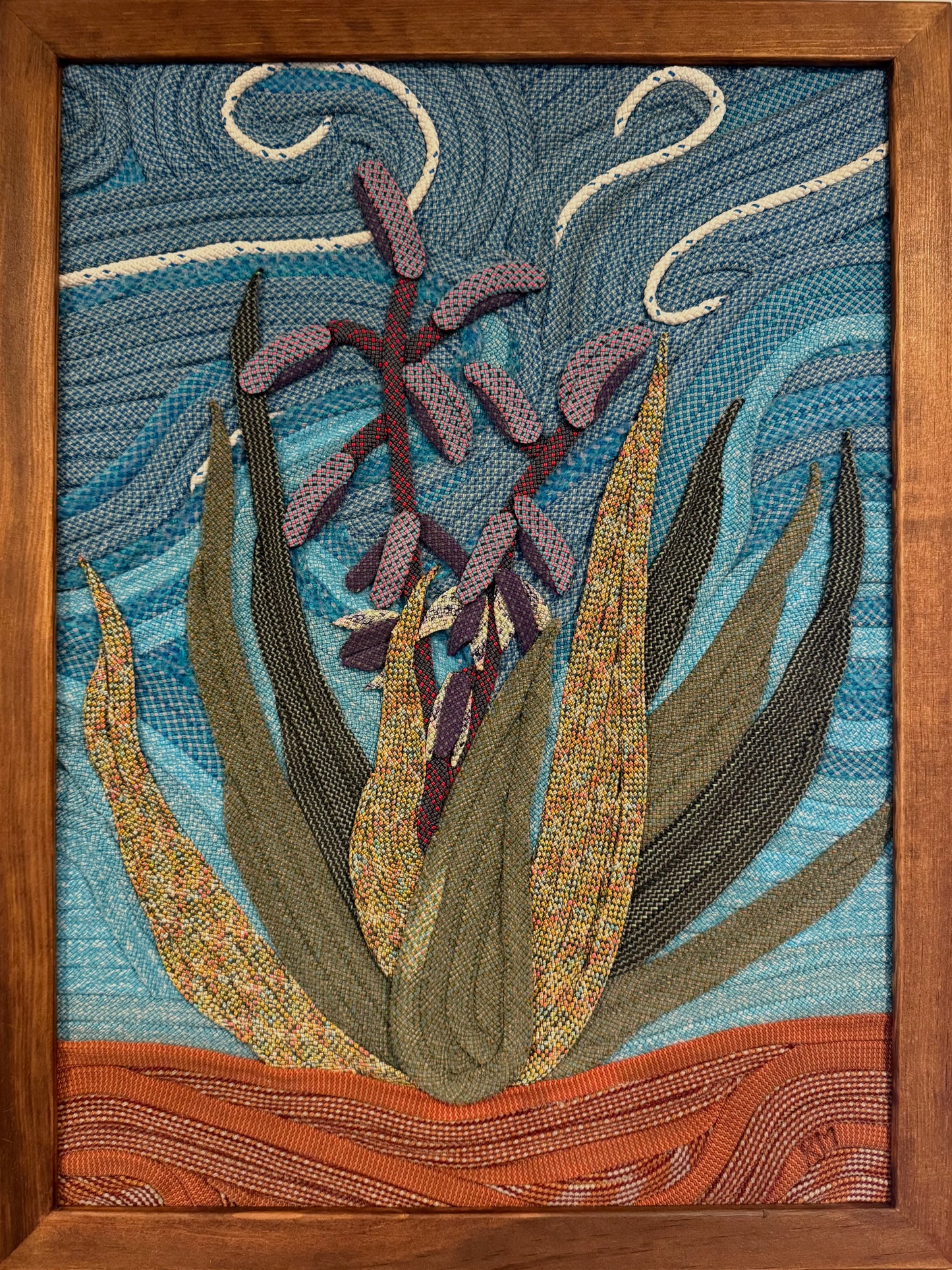 Yucca Beginning to Bloom Rope Art