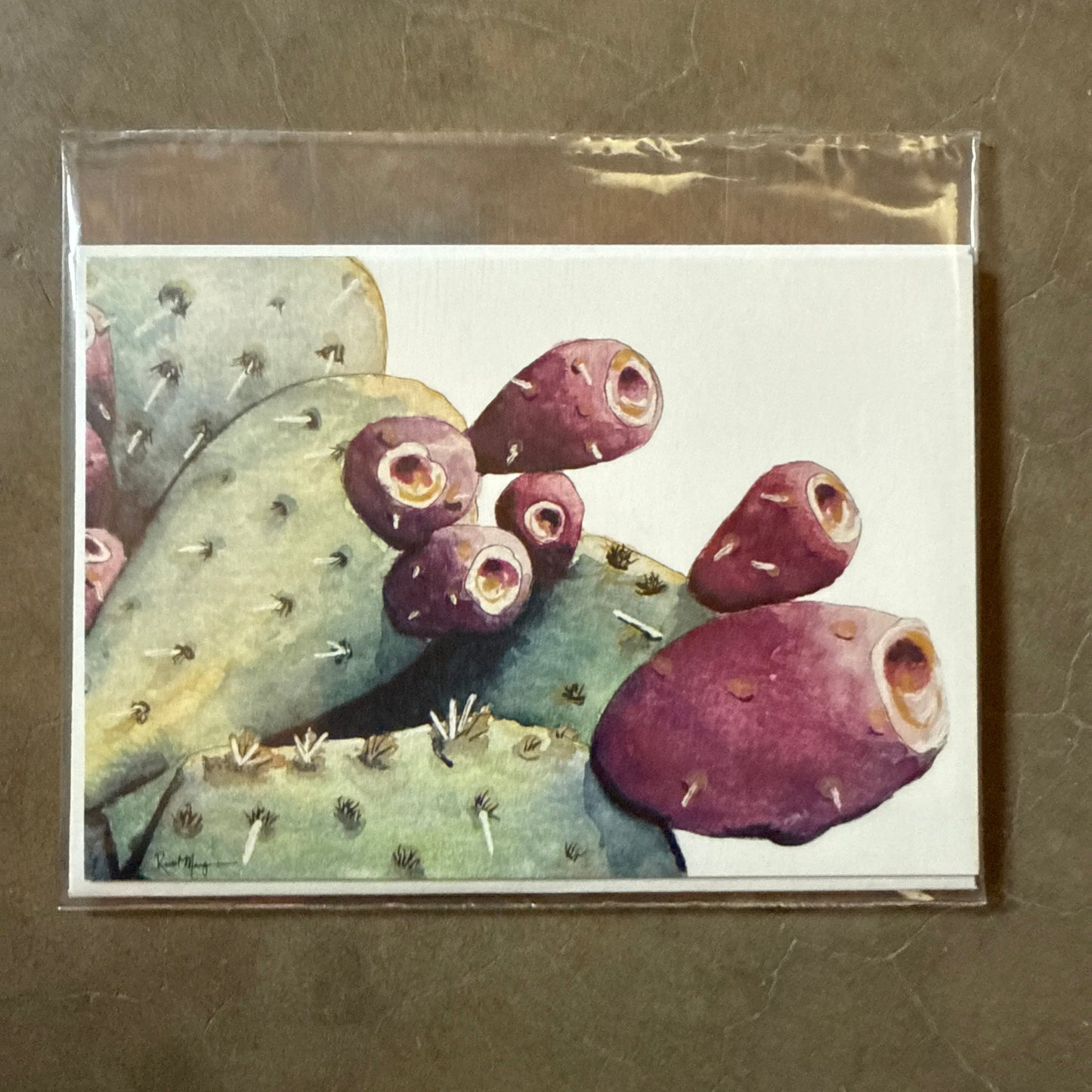 Prickly Pear Greeting Card (Blank)