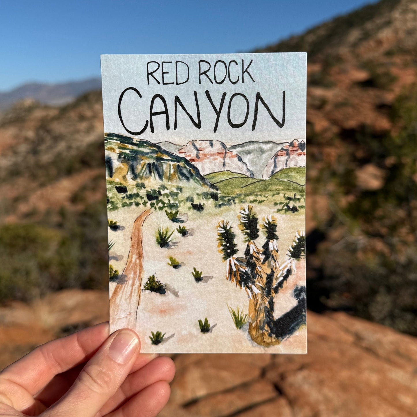 Red Rock Canyon Postcard