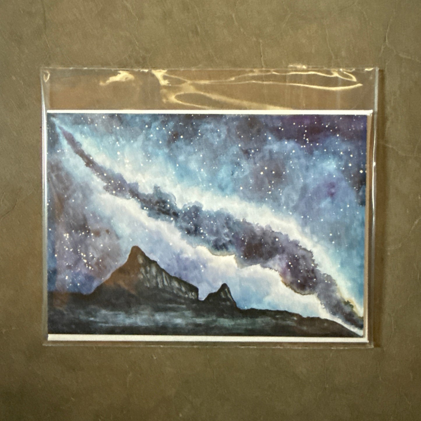 Watchman and Milkyway Greeting Card (Blank)