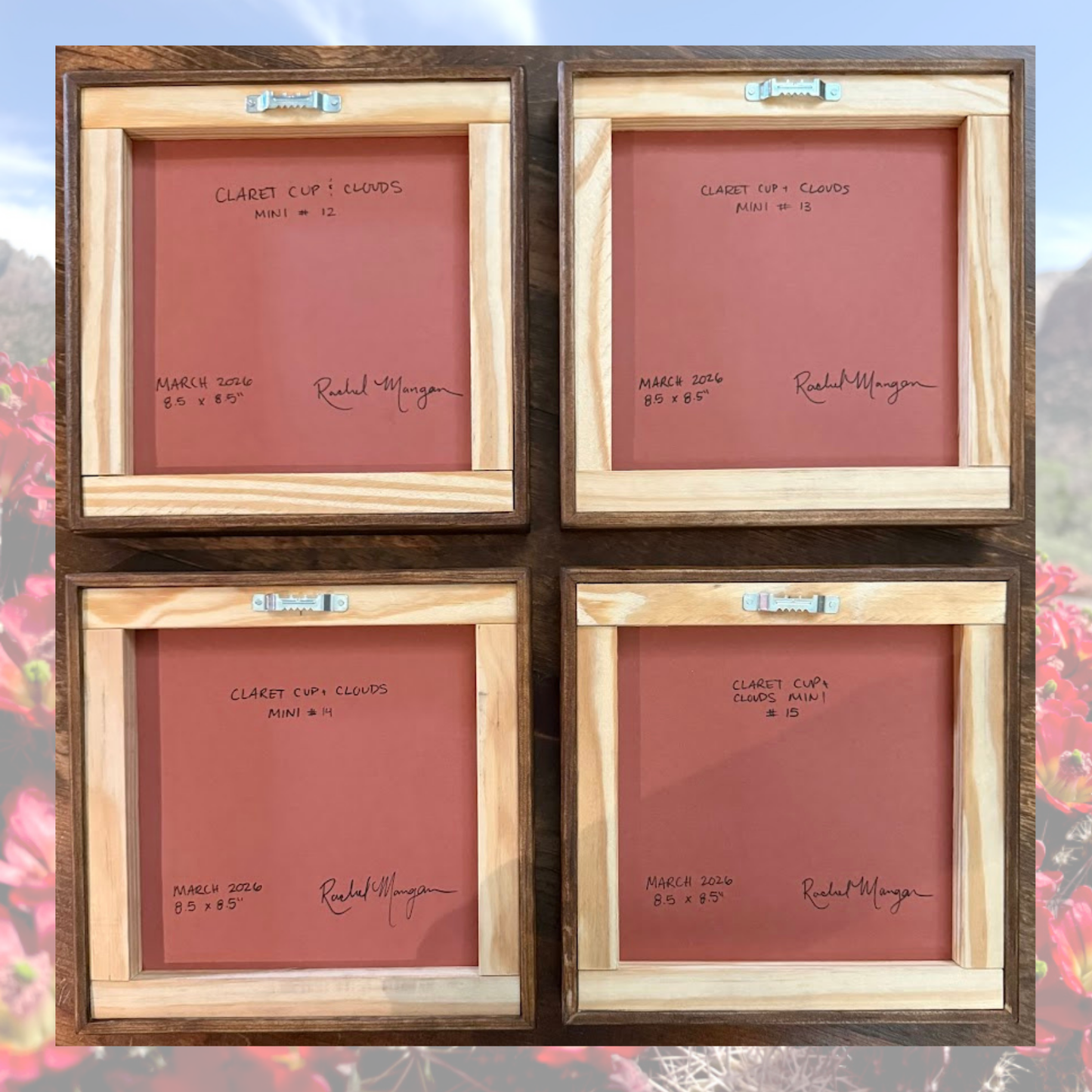 Claret Cup and Clouds Rope Art Mini