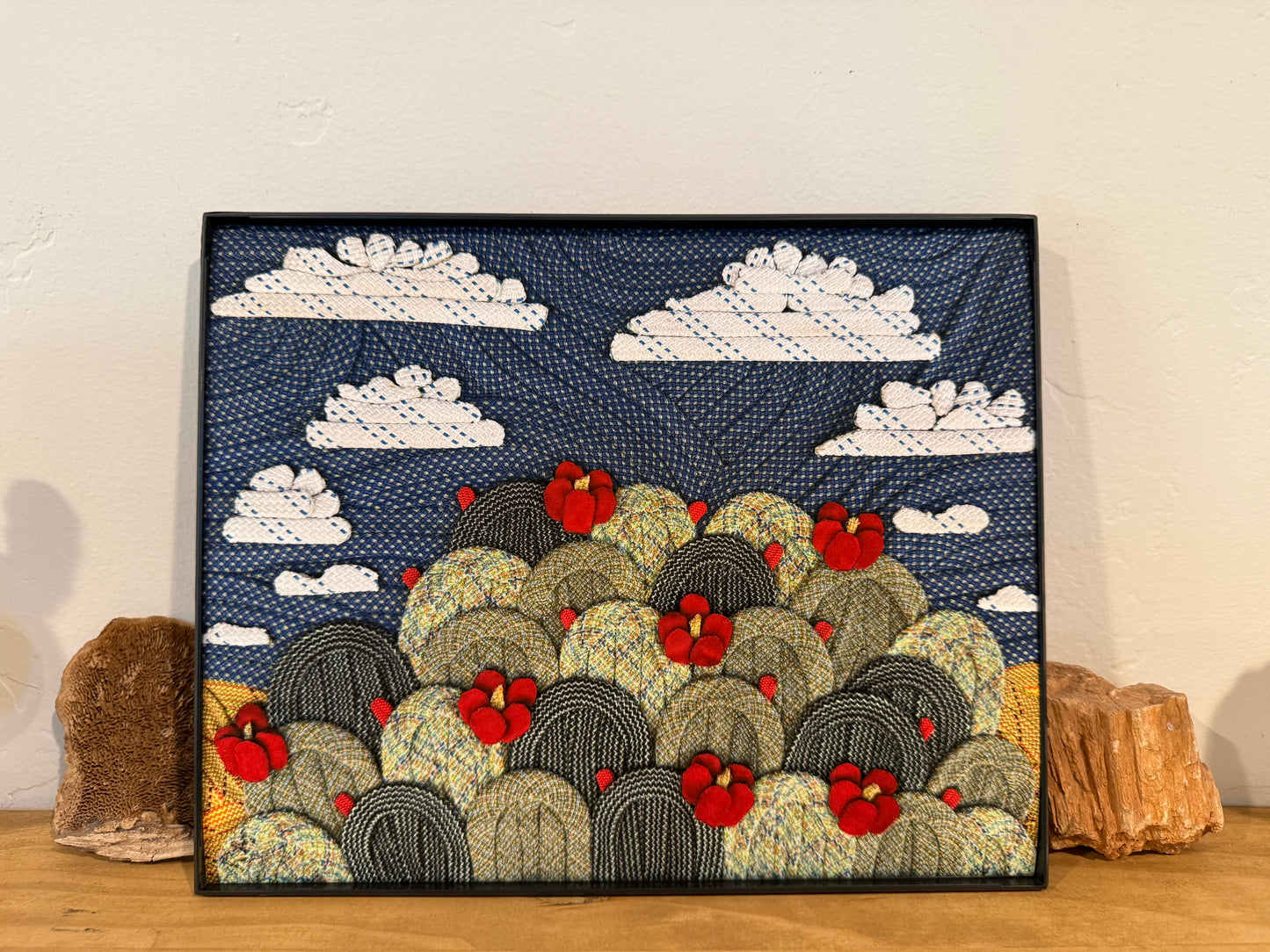 Claret Cup Rope Art Print