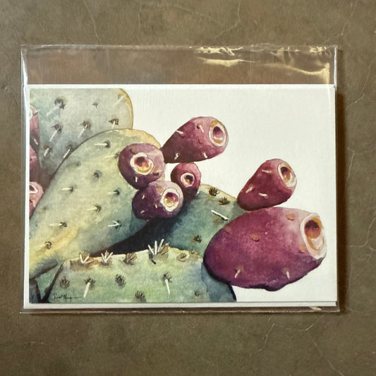Prickly Pear Greeting Card (Blank)