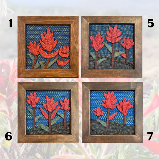 Castilleja Paintbrush Rope Art Mini