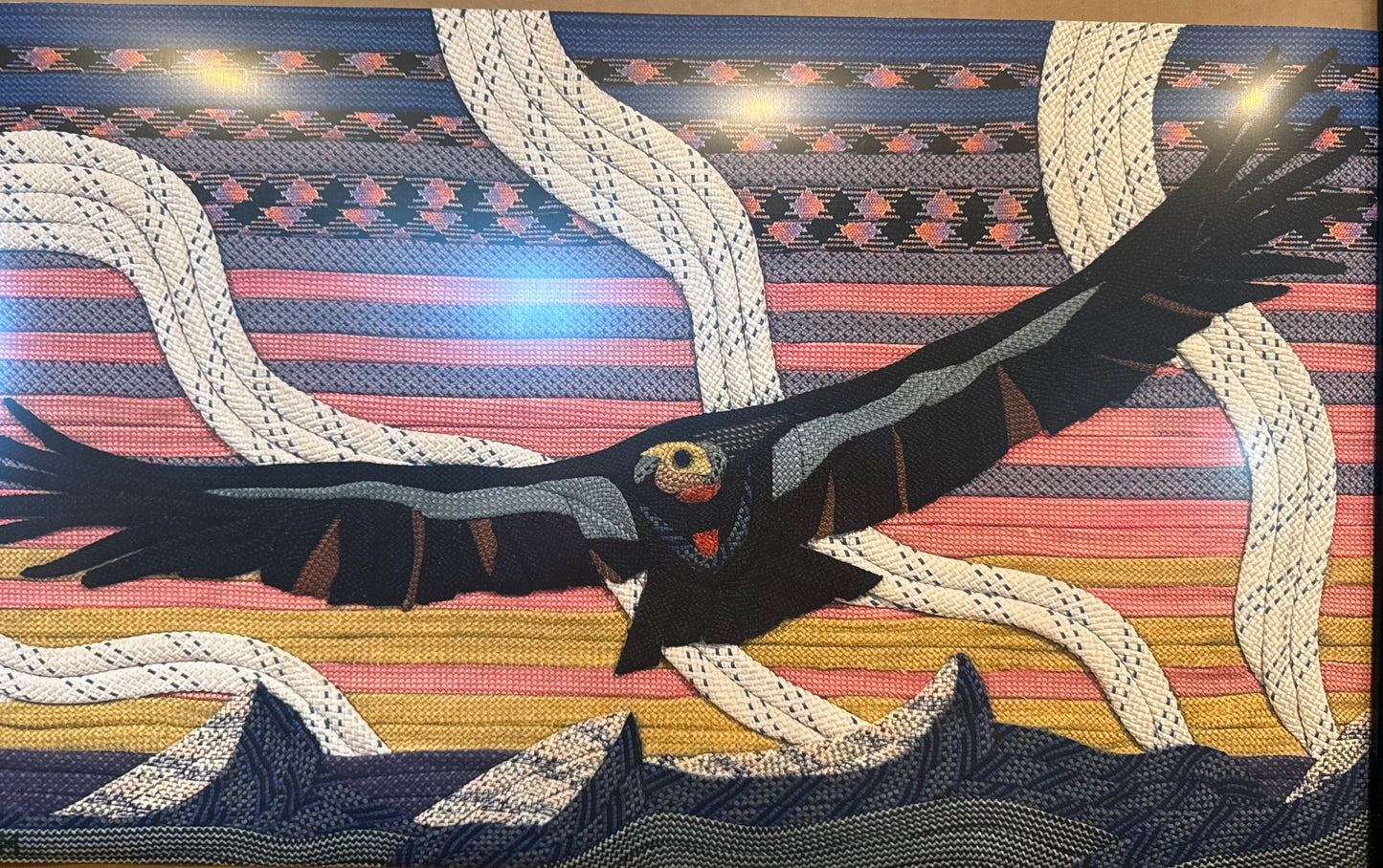 Condor at Sunset Rope Art Print