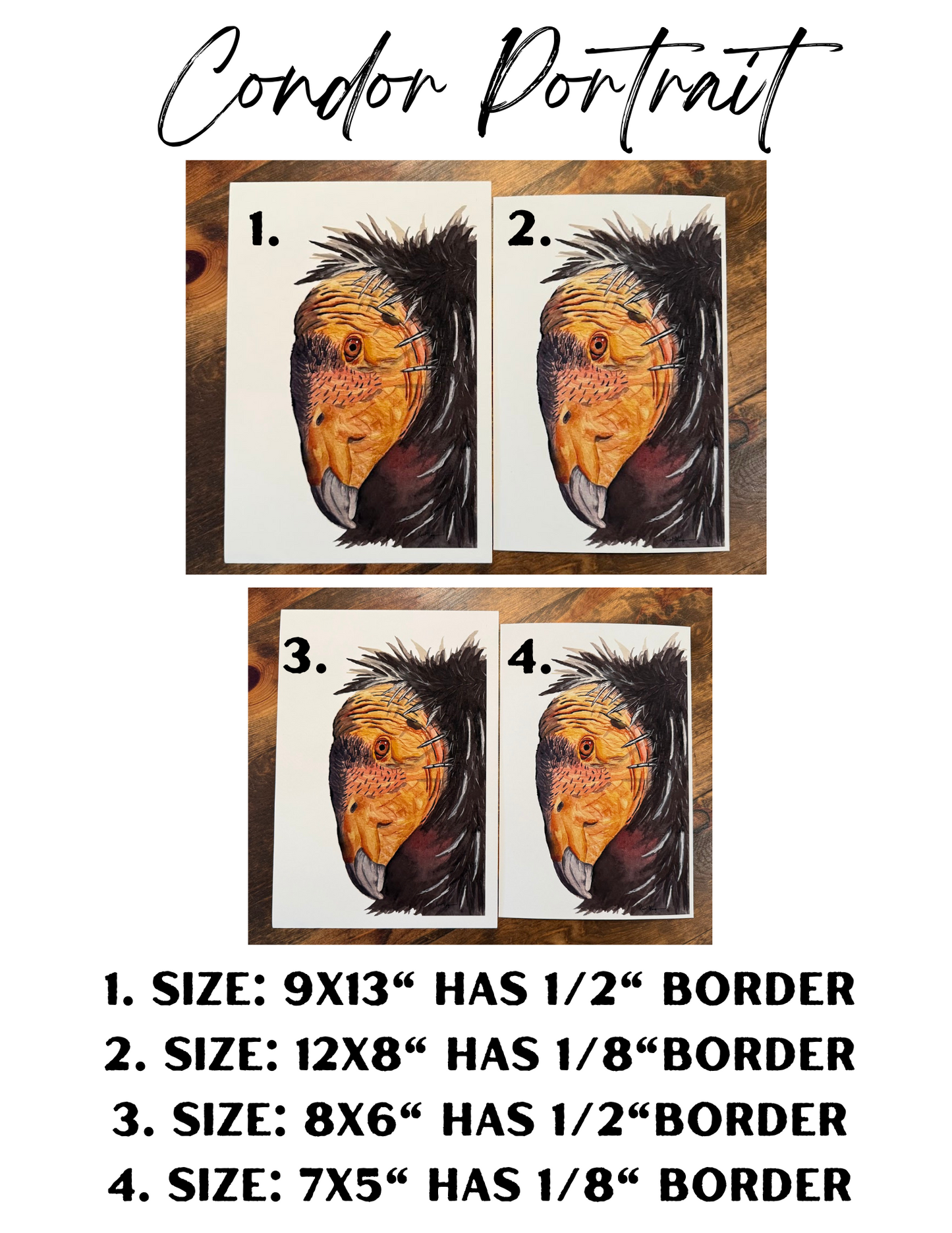 Condor Portrait Giclee