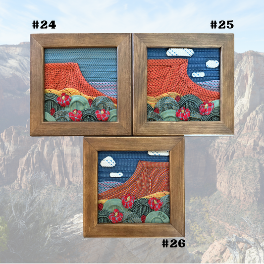 Claret Cup and Mesa Mini Rope Art