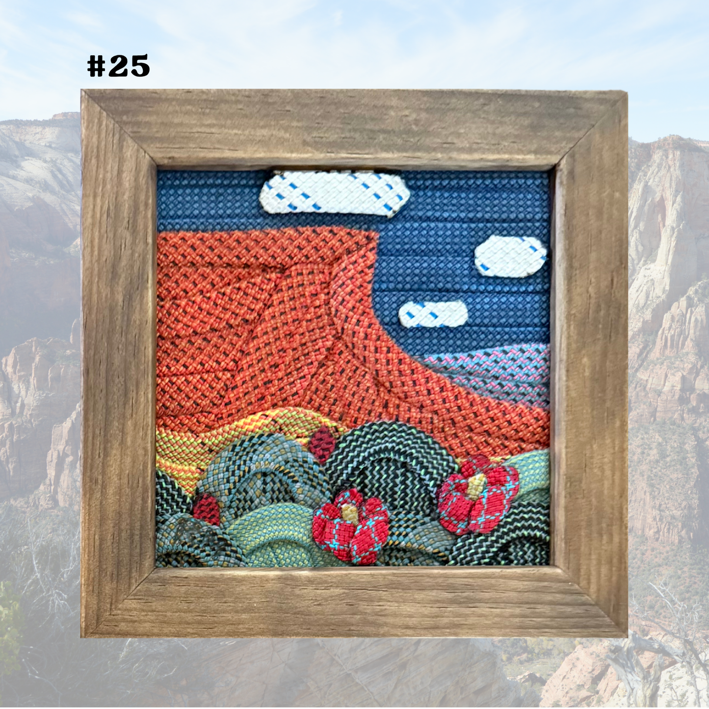 Claret Cup and Mesa Mini Rope Art