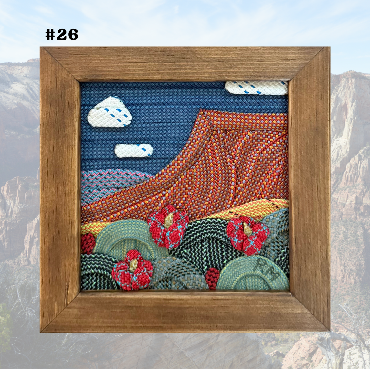 Claret Cup and Mesa Mini Rope Art