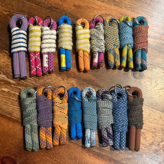 Keychains from Retired Rope