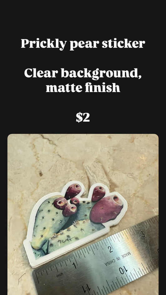 Sample Prickly Pear Stickers