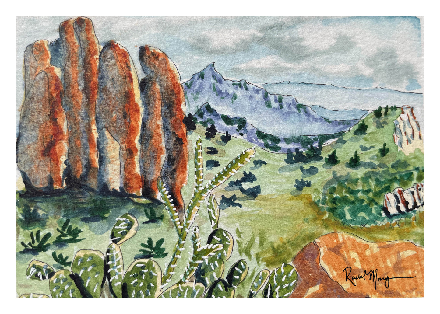 Arizona Watercolor Giclee