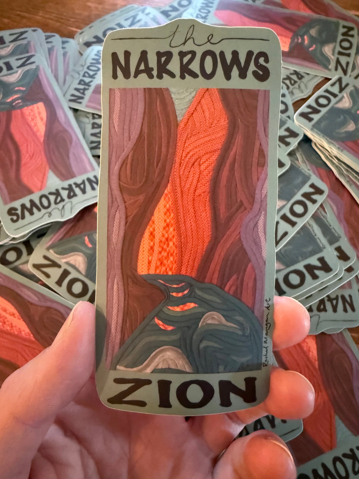 The Narrows Rope Art Sticker