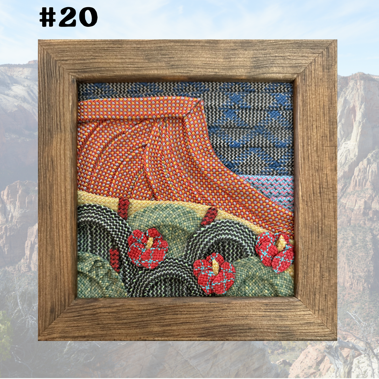 Claret Cup and Mesa Mini Rope Art
