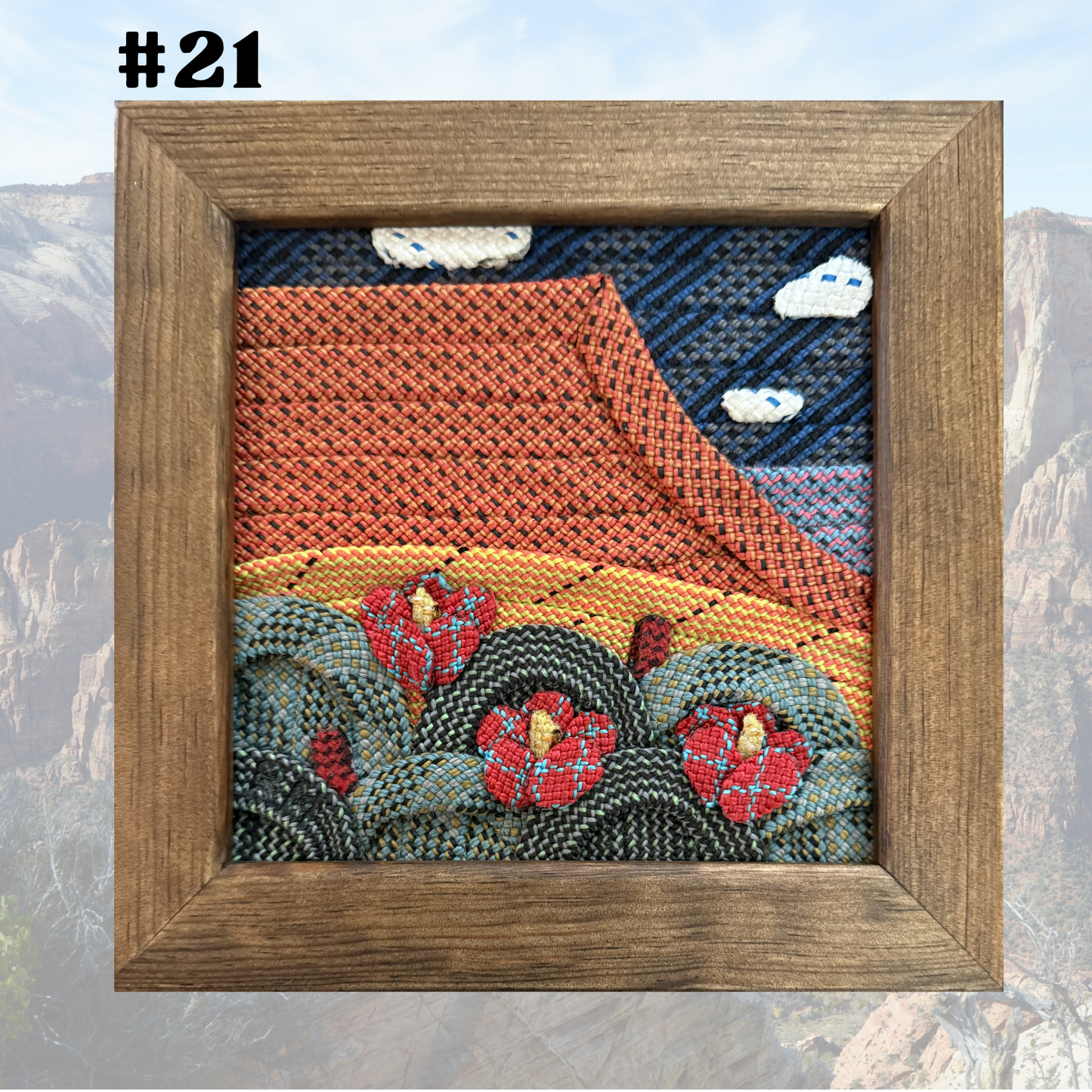 Claret Cup and Mesa Mini Rope Art