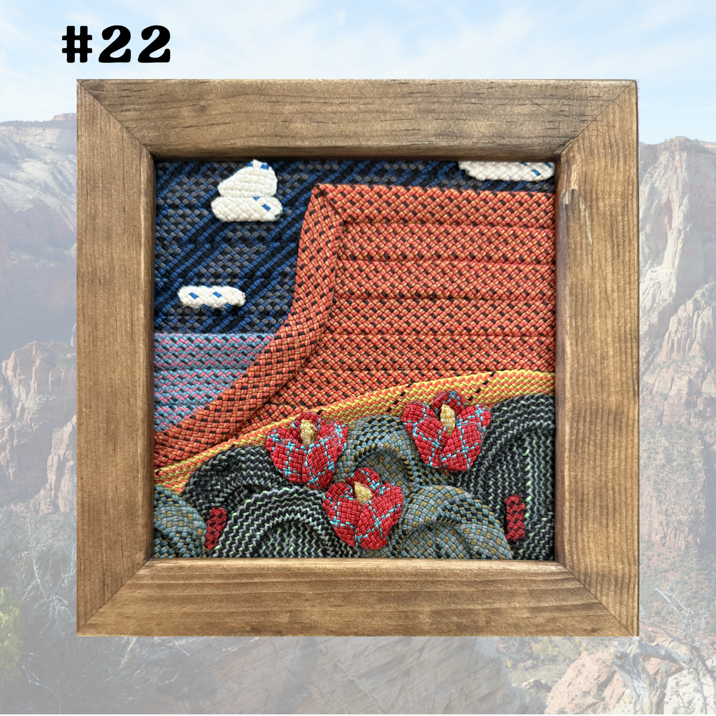 Claret Cup and Mesa Mini Rope Art