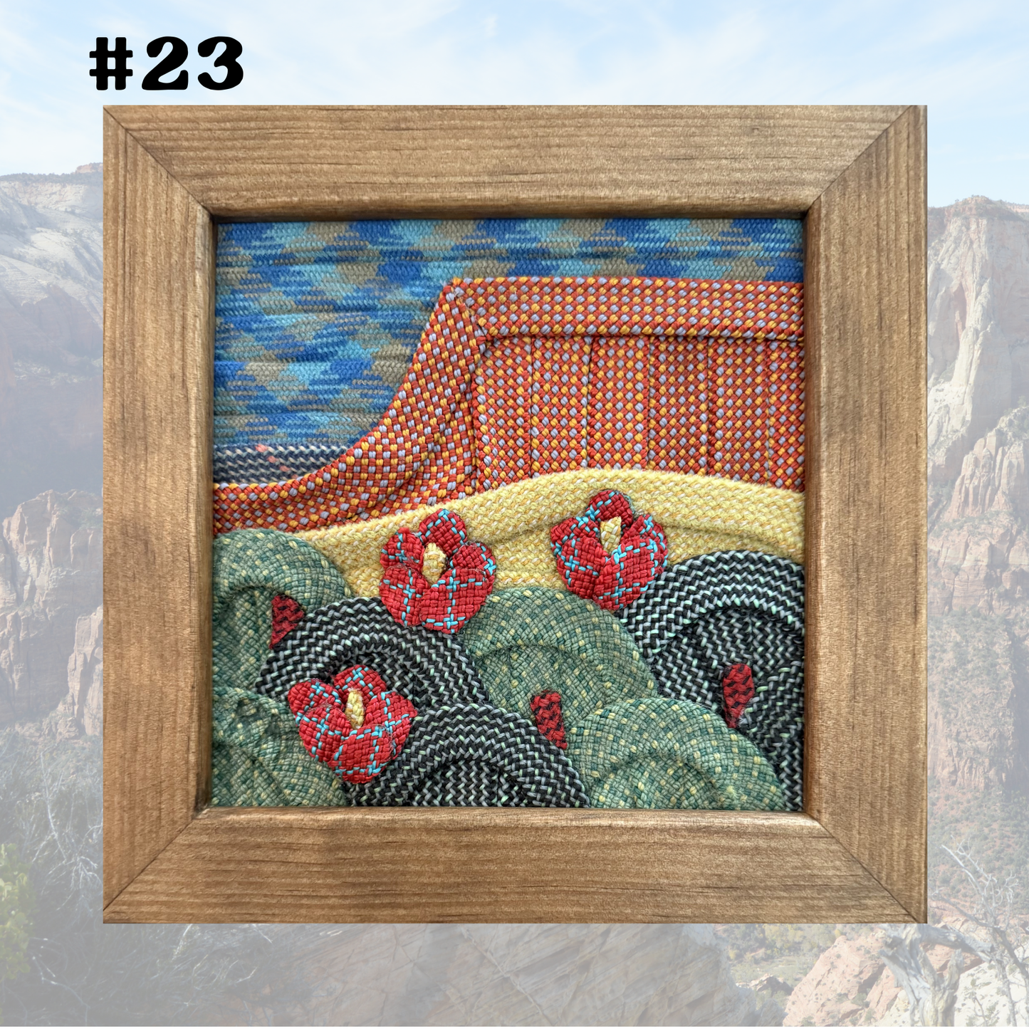 Claret Cup and Mesa Mini Rope Art
