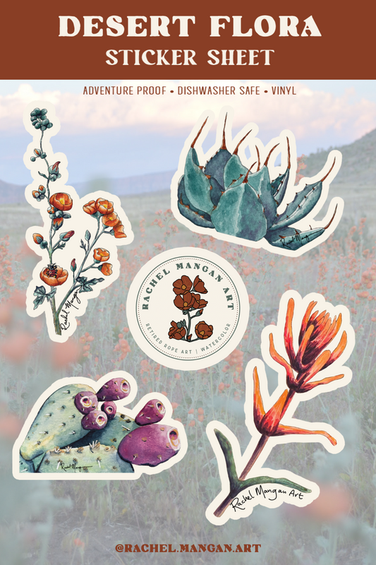 Desert Flora Sticker Sheet