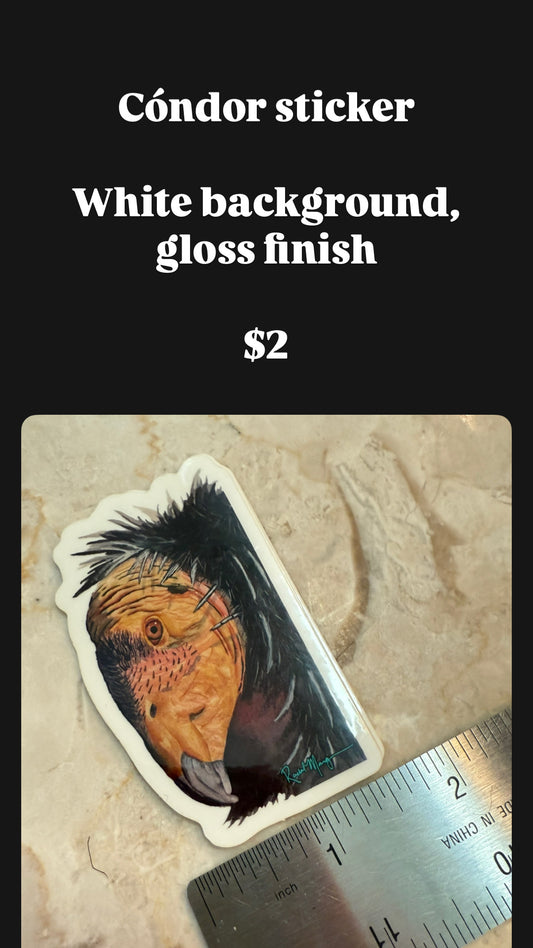 Sample Condor Portrait Sticker