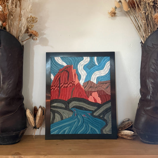 Angels Landing Rope Art Print