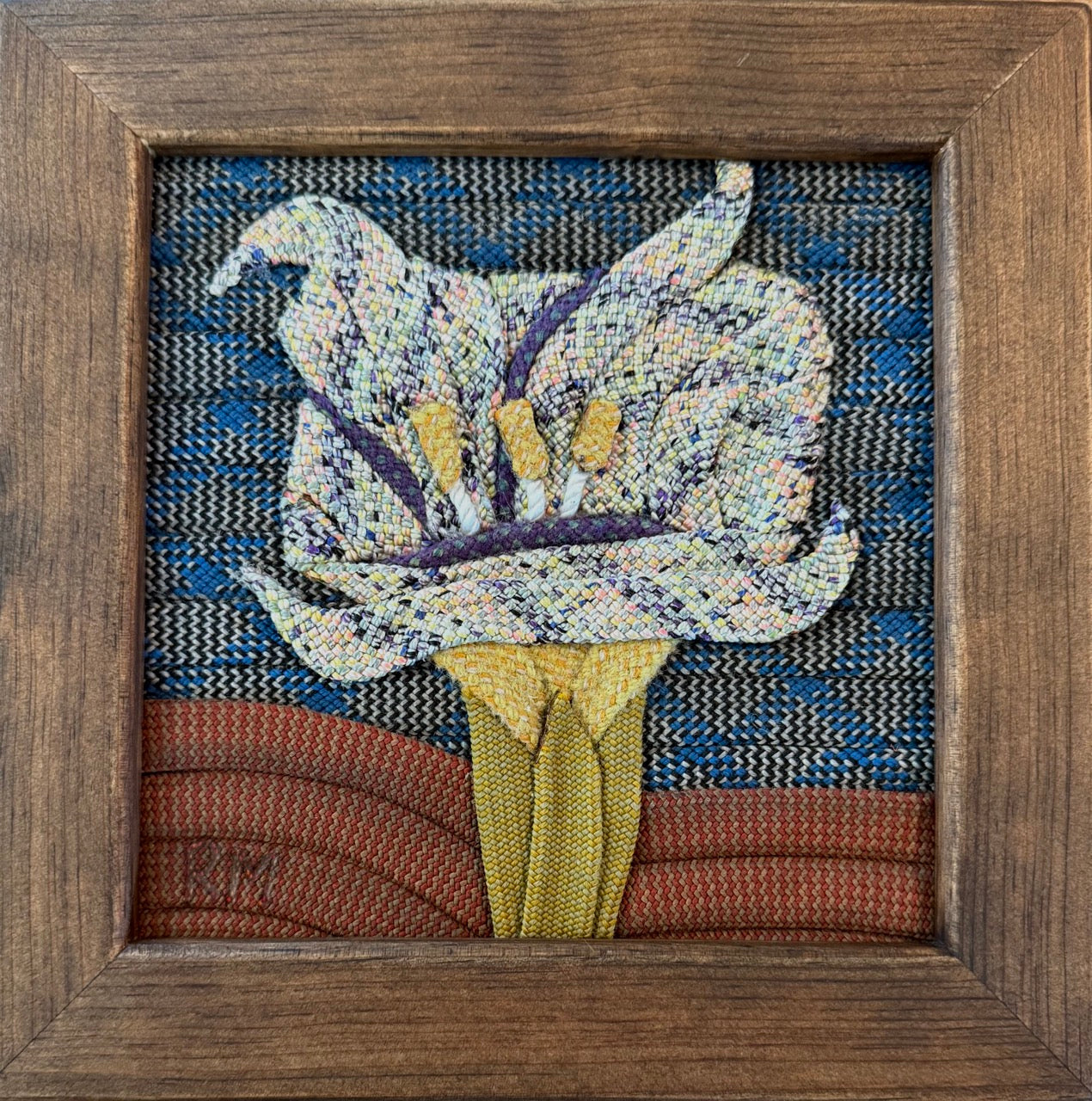Moonflower Sacred Datura Rope Art Mini