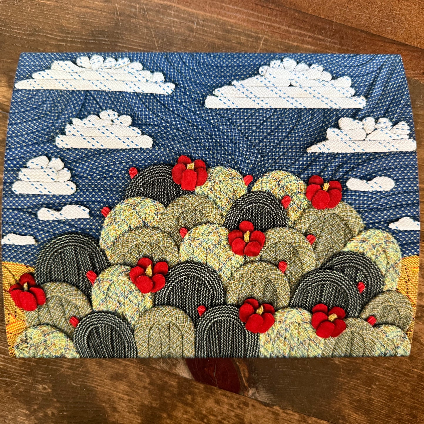 Claret Cup Rope Art Print