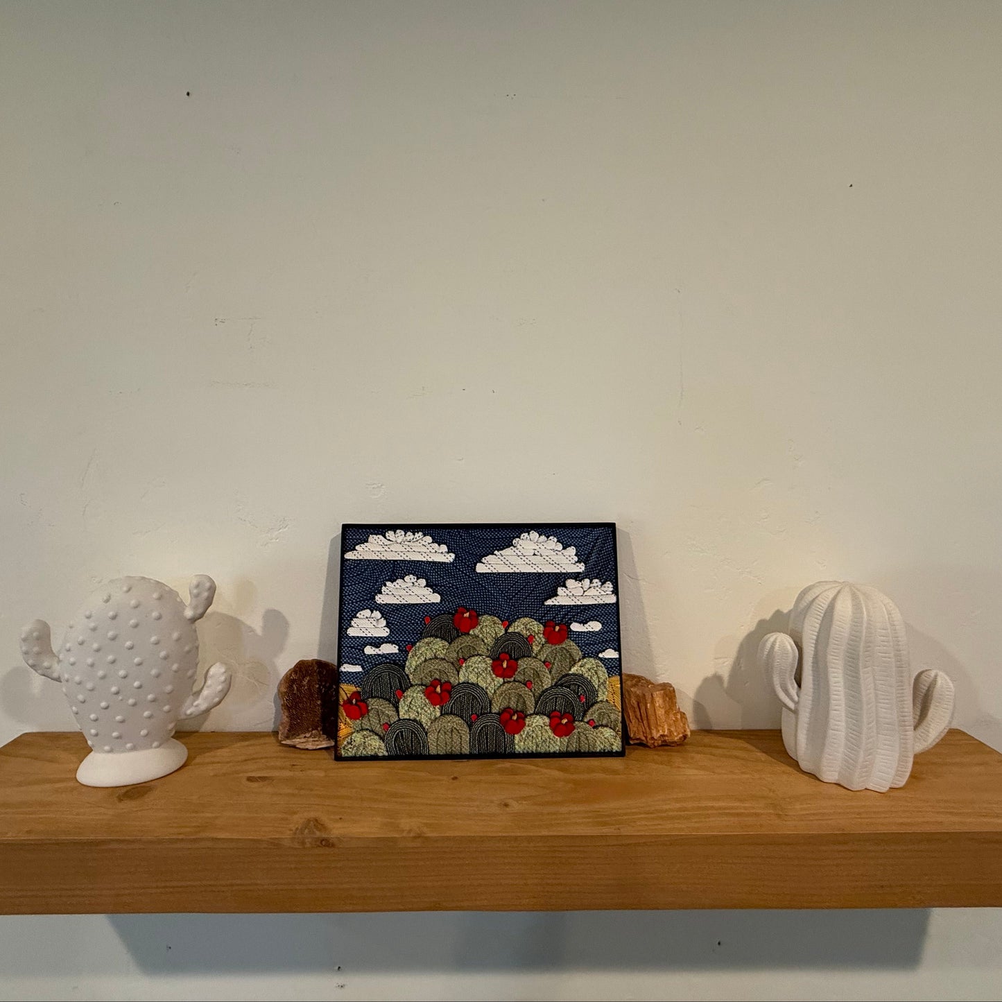 Claret Cup Rope Art Print