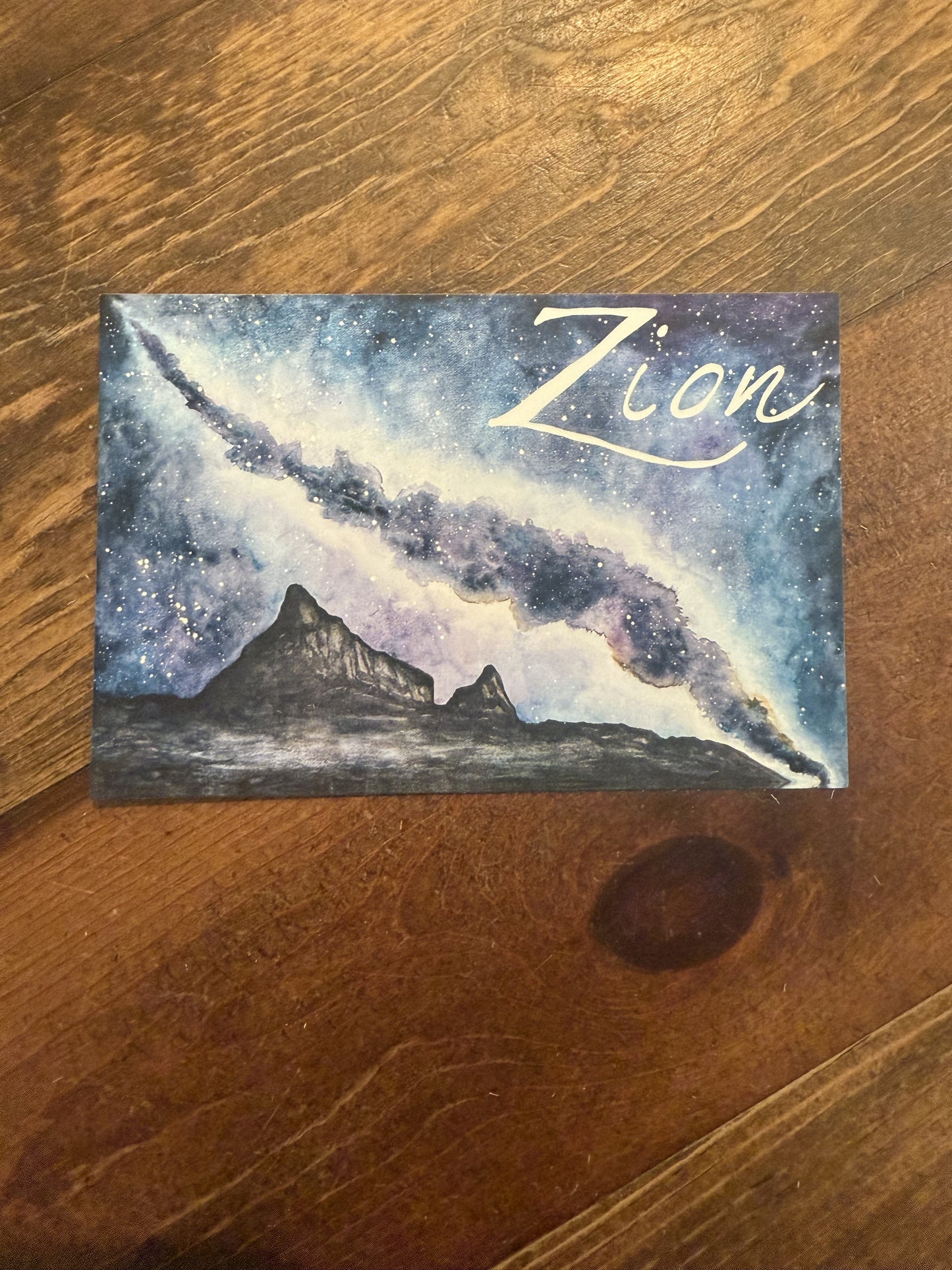 Watchman and Milky Way Postcard