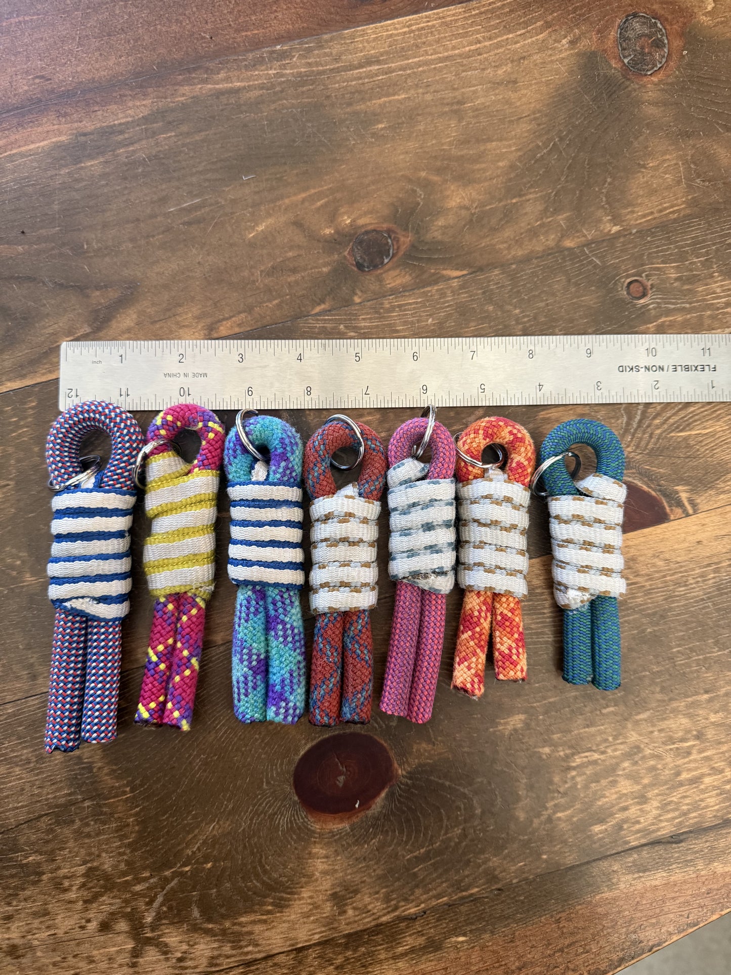 Keychains from Retired Rope