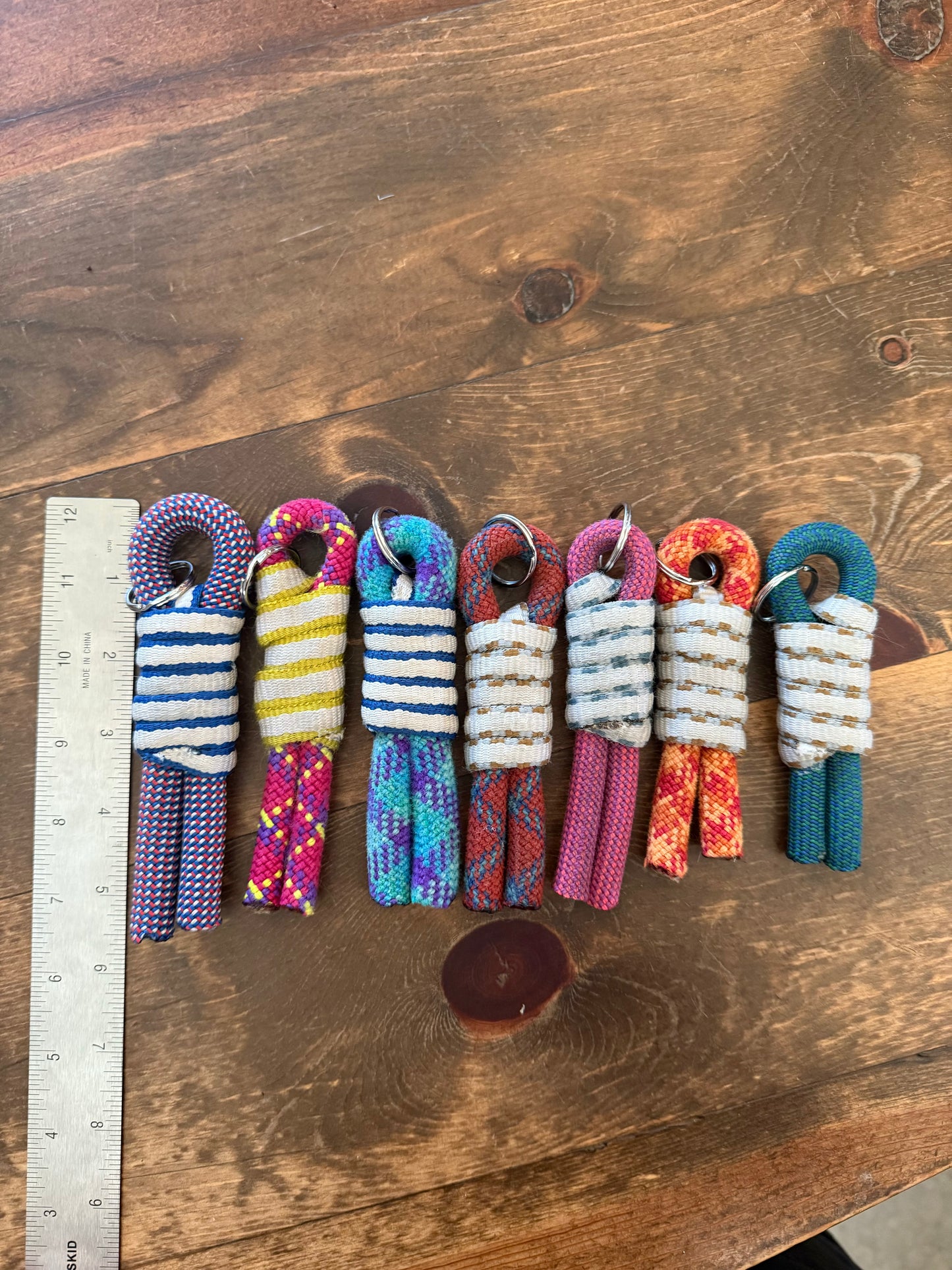 Keychains from Retired Rope