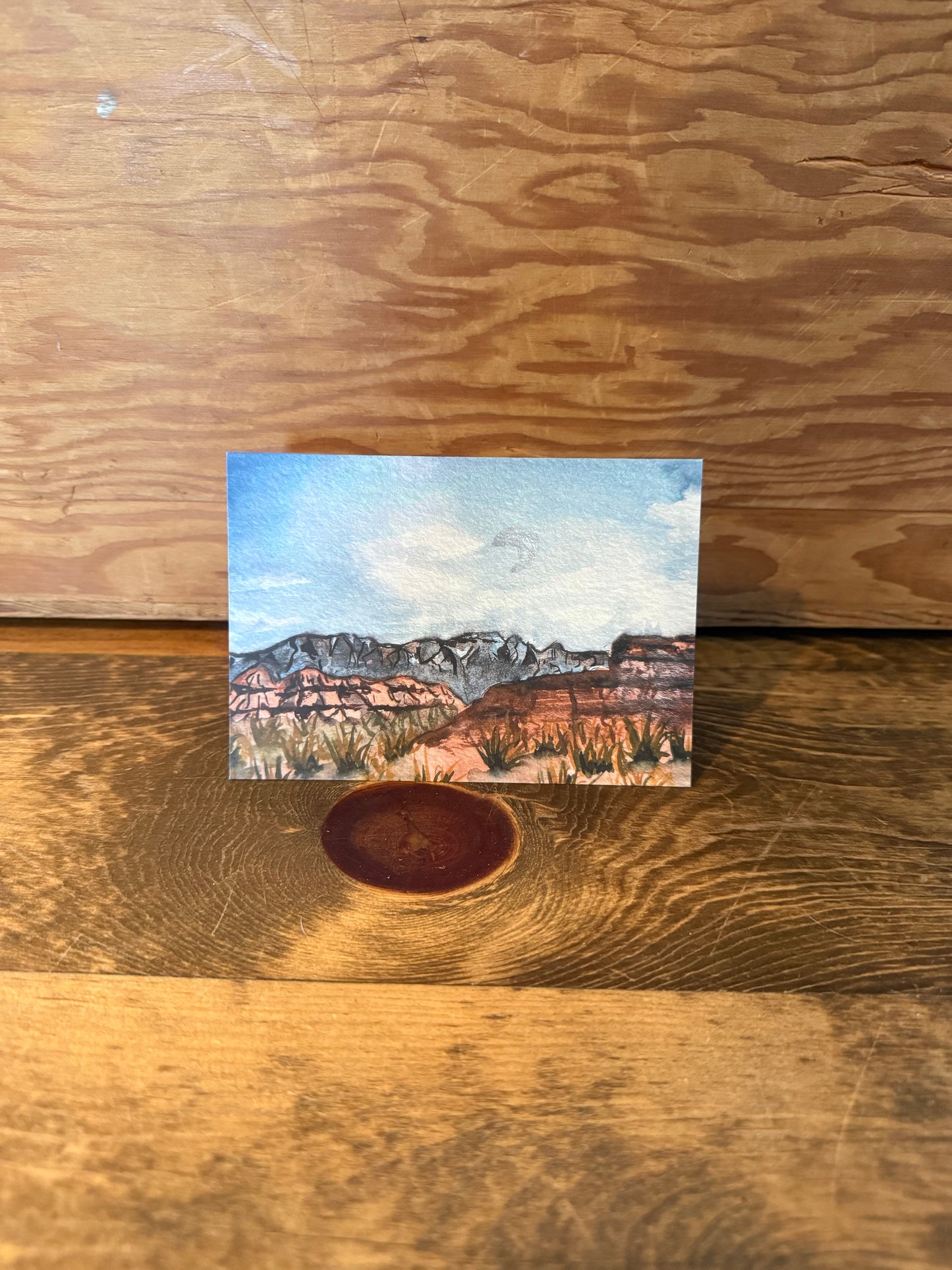West Temple Greeting Card (Blank)